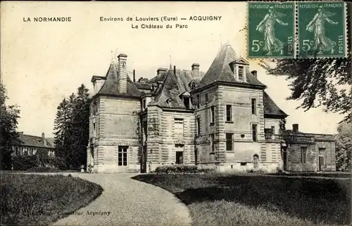 Ak Acquigny Eure, Le Chateau du Parc