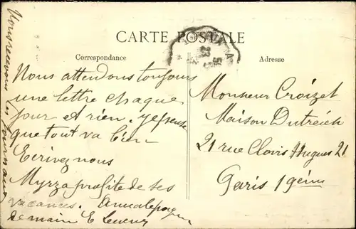 Ak Acquigny Eure, Le Chateau du Parc