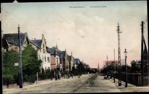 Ak Gonsenheim Mainz Rheinland Pfalz, Kaiserstraße