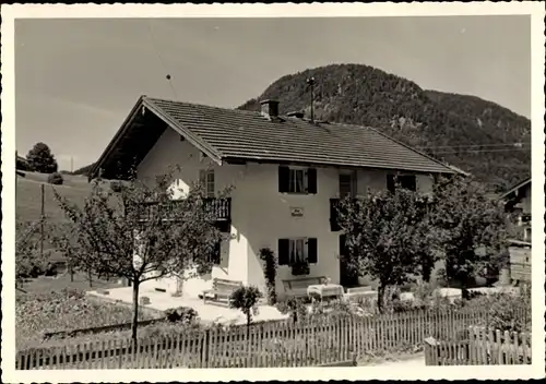 Foto Ak Ruhpolding in Oberbayern, Haus Alpenglühn, Eisenbergstraße 4