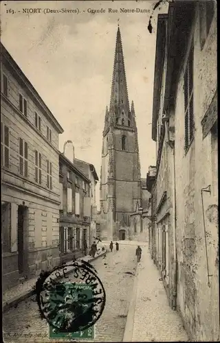 Ak Niort Deux Sèvres, Grande Rue Notre Dame