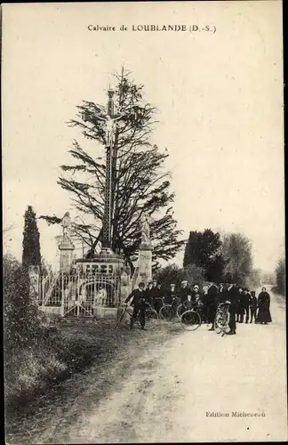 Ak Loublande Deux Sèvres, Calvaire de Loublande