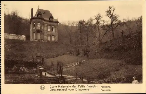 Ak La Plante Namur, Oeuvre Nationale des Aveugles, Rue Saint Martin 24, Ecole Maternelle, Panorama