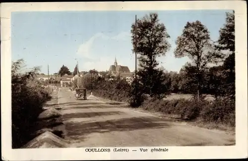 Ak Coullons Loiret, Vue generale