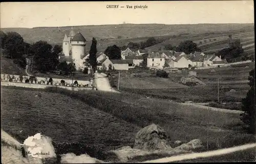 Ak Chitry Yonne, Vue Générale