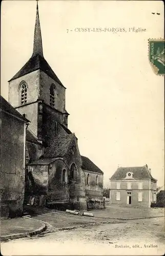 Ak Cussy les Forges Yonne, L'Eglise