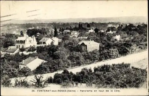 Ak Fontenay aux Roses Hauts de Seine, Panorama