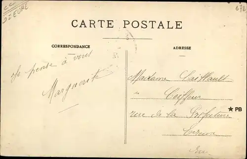 Ak Calleville Eure, Église