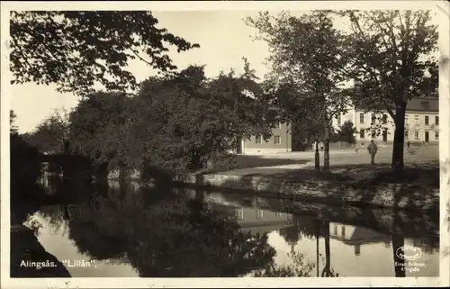 Alingsås Västergötland Schweden, Lilian, Partie am Wasser