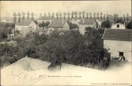 Ak Sucy en Brie Val de Marne, La Villa Lelievre