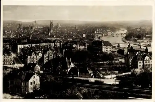 Ak Würzburg am Main Unterfranken, Stadtbild