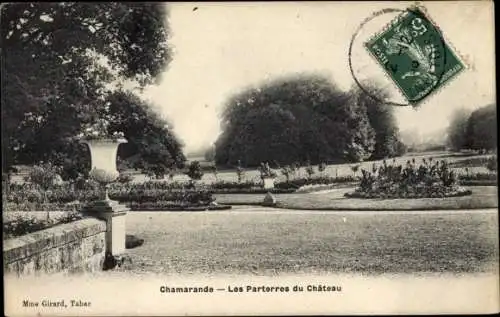Ak Chamarande Essonne, Les Parterres du Chateau