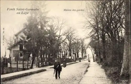 Ak Saint Germain en Laye Yvelines, Maison des gardes