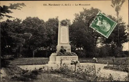 Ak Marchenoir Loir et Cher, Le Monument