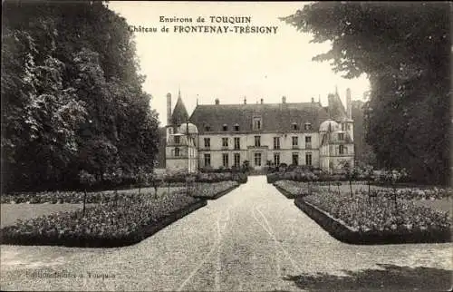 Ak Fontenay Trésigny Seine et Marne, Château