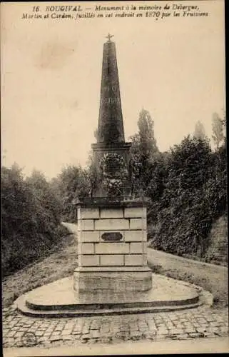 Ak Bougival Yvelines, Monument