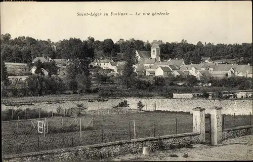 Ak Saint Leger en Yvelines, La vue generale