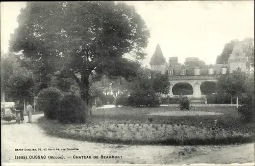 Ak Cussac Médoc Gironde, Château de Beaumont