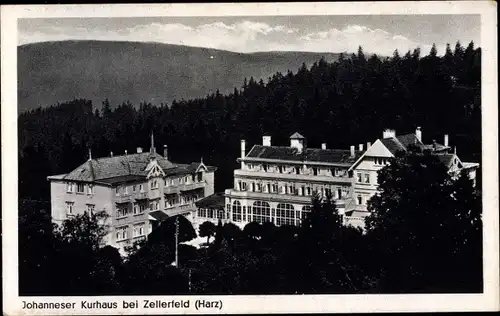 Ak Clausthal Zellerfeld im Oberharz, Johanneser Kurhaus