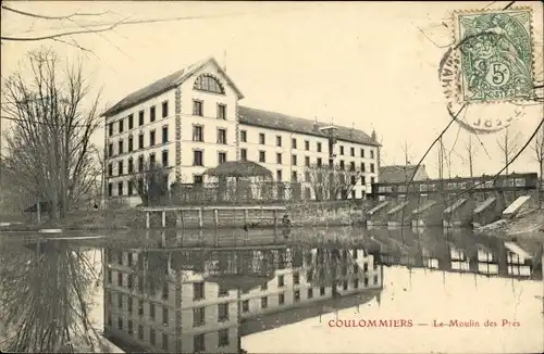 Ak Coulommiers Seine et Marne, Le Moulin des Pres