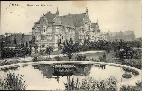 Ak Hamburg Altona, Museum am Kaiserplatz