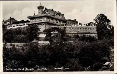 Ak Dresden Weißer Hirsch, Blick auf den Luisenhof