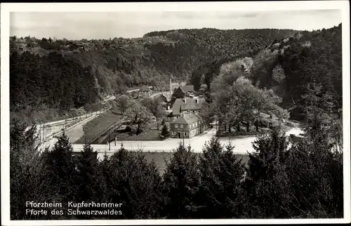 Ak Pforzheim im Schwarzwald, Kupferhammer mit Umgebung