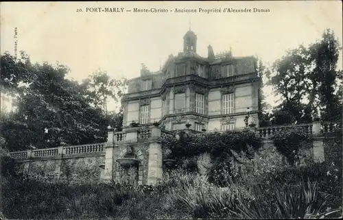 Ak Port Marly Yvelines, Monte Christo, Ancienne Propriete d'Alexandre Dumas