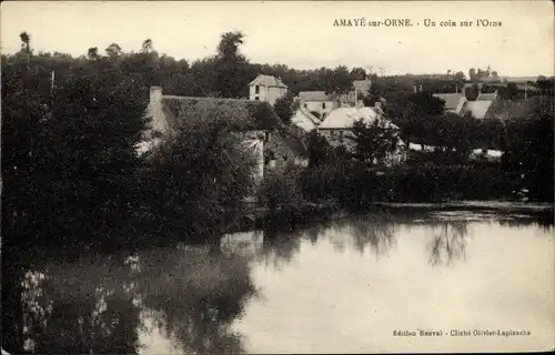 Ak Amaye Calvados, Un Coin sur l'Orne