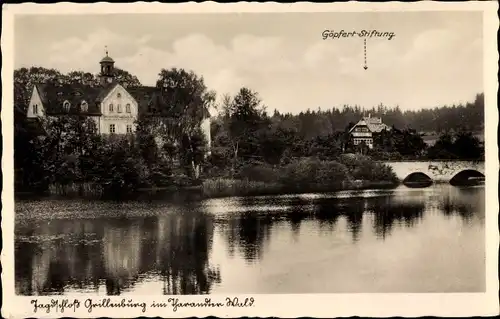 Ak Grillenburg Tharandt Sachsen, Königliches Jagdschloss Grillenburg, Göpfert Stiftung