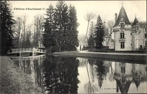 Ak Auneau Bleury Saint Symphorien Eure et Loir, Chateau d'Esclimont