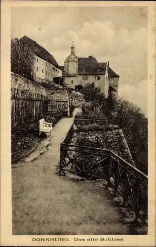 Ak Dornburg Camburg in Thüringen, Blick zum alten Schloss