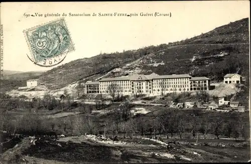 Ak St Feyre Creuse, Sanatorium, Vue generale