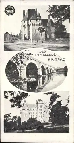 Ak Brissac Maine et Loire, Les Ponts, Schloss