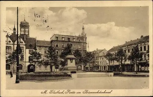 Ak Mönchengladbach im Ruhrgebiet, Bismarckdenkmal