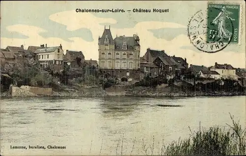 Ak Chalonnes sur Loire Maine et Loire, Chateau Hoquet