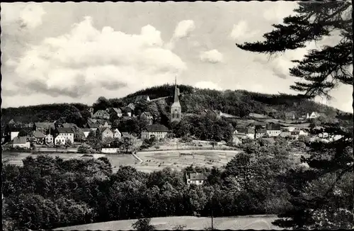 Ak Oerlinghausen im Kreis Lippe, Blick auf den Ort, Teutoburger Wald