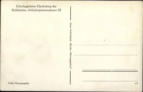 Ak Hartha Hintergersdorf Tharandt im Erzgebirge, Erholungsheim Harthaberg, Aufenthaltsraum