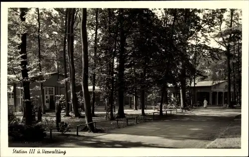 Ak Strang Bad Rothenfelde am Teutoburger Wald, Waldkrankenhaus, Station III und Verwaltung