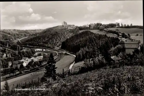 Ak Lösenbach Lüdenscheid im Märkischen Kreis, Panorama vom Ort und der Landschaft