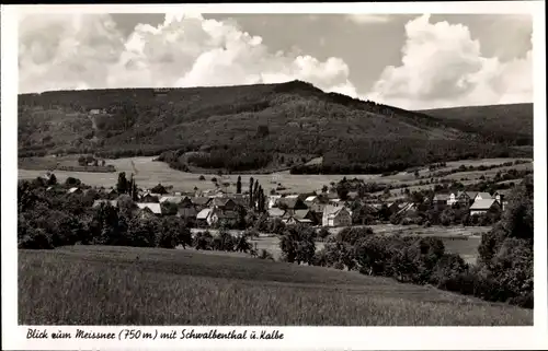 Ak Vockerode Meißner in Hessen, Panorama, Schwalbenthal, Kalbe