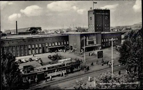 Ak Oberhausen im Ruhrgebiet, Hauptbahnhof