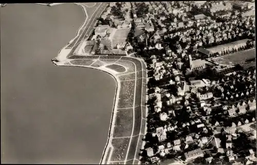 Ak Nordseebad Cuxhaven, Stadtpanorama, Fliegeraufnahme