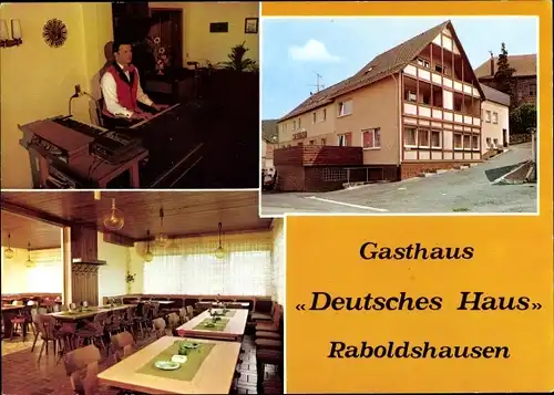 Ak Raboldshausen Neuenstein in Hessen, Gasthof Deutsches Haus