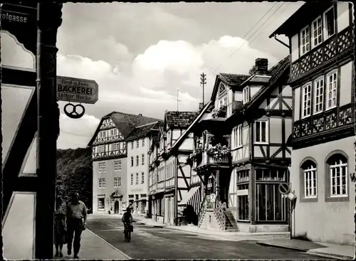 Ak Rotenburg an der Fulda, Steinweg, Bäckerei