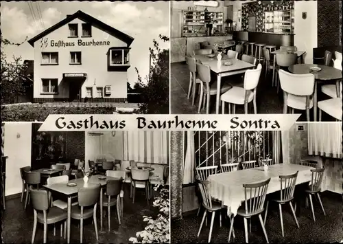 Ak Sontra in Hessen, Gasthof Baurhenne