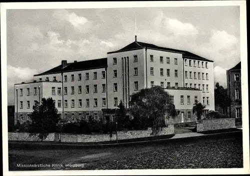 Ak Würzburg am Main Unterfranken, Missionsärztliche Klinik