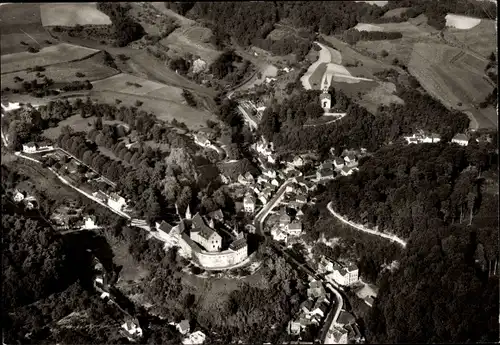 Ak Schönberg Bensheim an der Bergstraße, Fliegeraufnahme