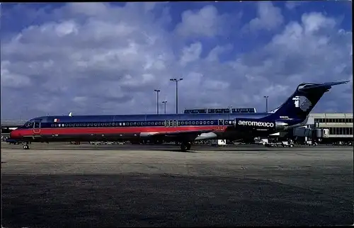 Ak Mexikanisches Passagierflugzeug, Aeromexico, Douglas MD-88