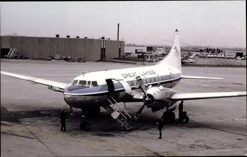 Ak Amerikanisches Passagierflugzeug, Great Lakes Airlines, Convair CV-440